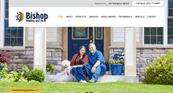 Desktop Screenshot of bishopheatingco.com